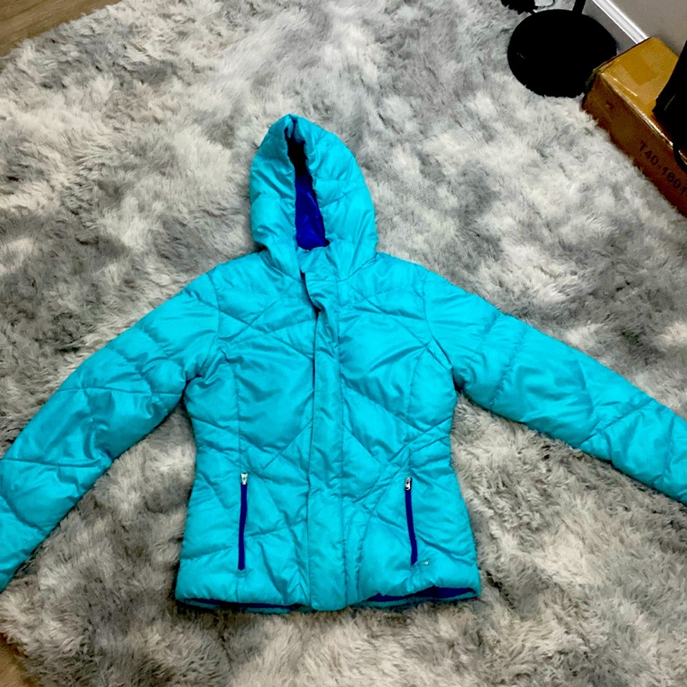 Ice blue winter coat Spyder